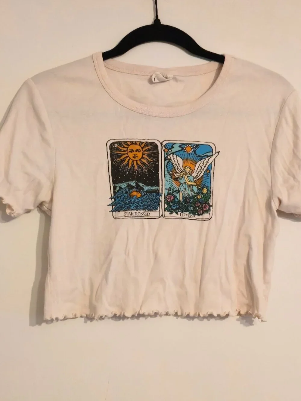Urban Outfitters tarot lettuce crop top (XL)